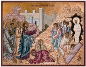Christ wept at the death of his friend, Lazarus. However, we all await resurrection.