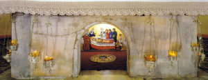 St. Nicholas' uncorrupt relics in Bari, Italy.